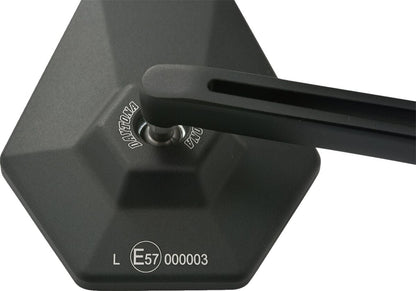 DAYTONA MIRROR ALUMINIUM BLACK D-MIRRO 89431
