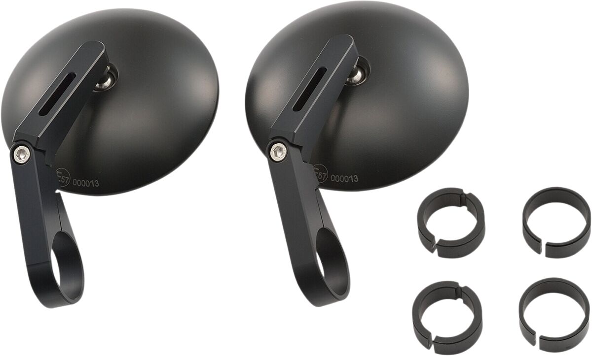 DAYTONA Bar End D-Mirror 9" ABS (Short) Pair 89813