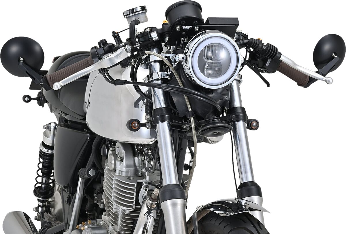 DAYTONA Bar End D-Mirror 9" ABS (Short) Pair 89813