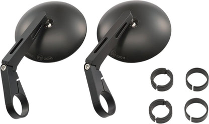 DAYTONA Bar End D-Mirror 9" ABS (Long) Pair 89814