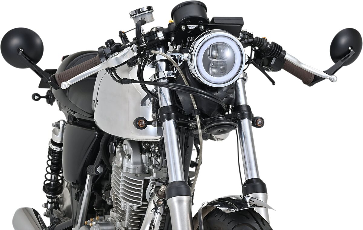 DAYTONA Bar End D-Mirror 9" ABS (Long) Pair 89814