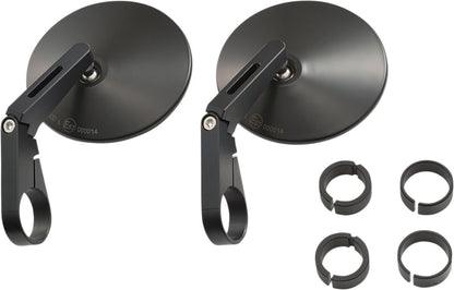DAYTONA Bar End D-Mirror 10" ABS (Short) Pair 89816