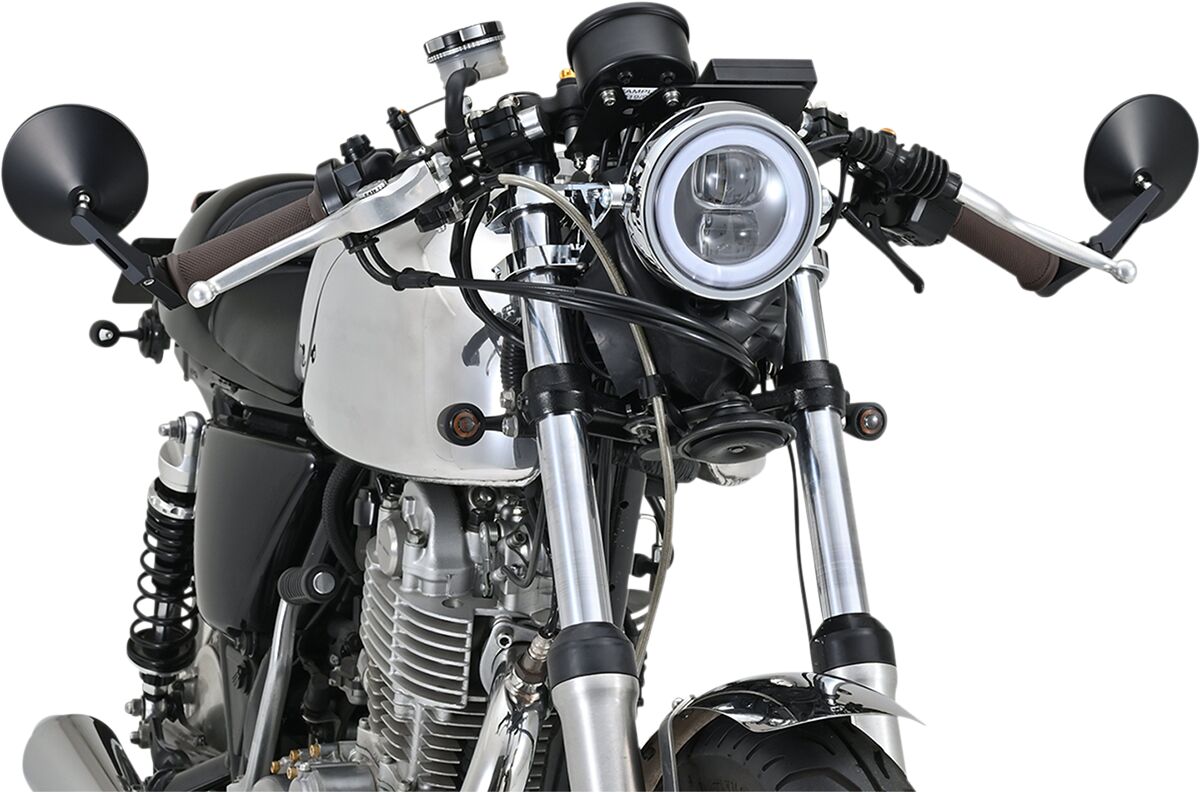 DAYTONA Bar End D-Mirror 10" ABS (Short) Pair 89816