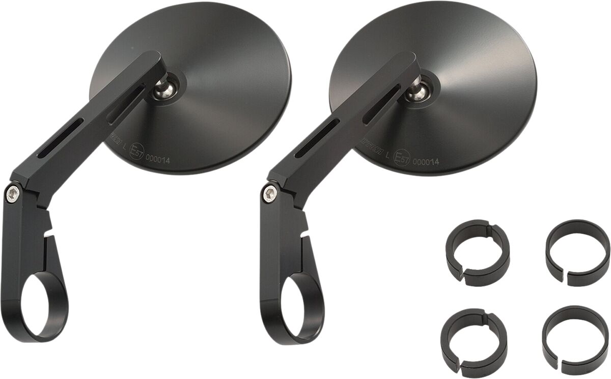 DAYTONA Bar End D-Mirror 10" ABS (Long) Pair 89817