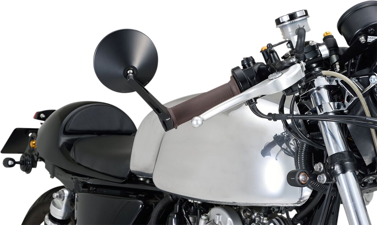 DAYTONA Bar End D-Mirror 10" ABS (Long) Pair 89817