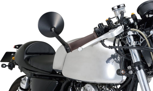 DAYTONA Bar End D-Mirror 10" ABS (Long) Pair 89817
