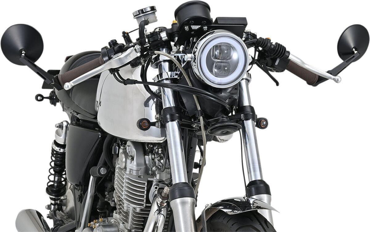 DAYTONA Bar End D-Mirror 10" ABS (Long) Pair 89817