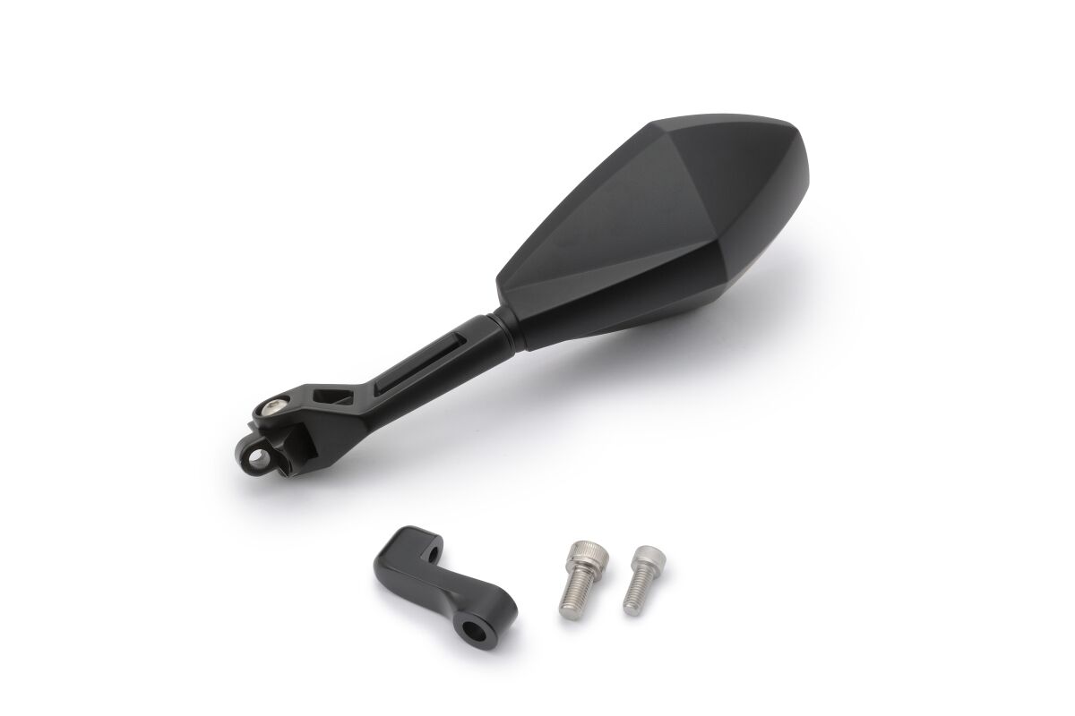 DAYTONA Handlebar D-Mirror 12" Aluminium ABS Diamond (Left) 80721