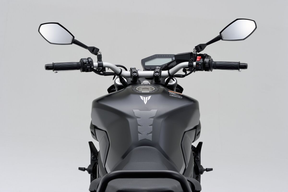 DAYTONA Handlebar D-Mirror 12" Aluminium ABS Diamond (Left) 80721