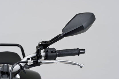 DAYTONA Handlebar D-Mirror 12" Aluminium ABS Diamond (Left) 80721
