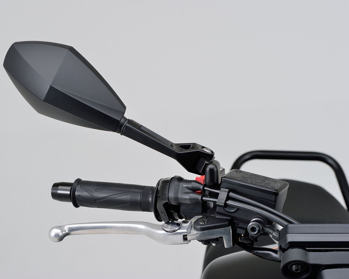 DAYTONA Handlebar D-Mirror 12" Aluminium ABS Diamond (Right) 80722