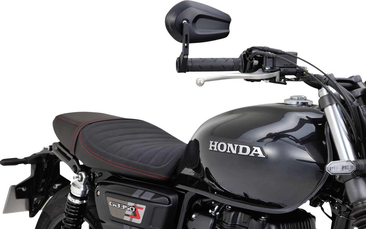 DAYTONA Bar End D-Mirror 13" ABS Cave 1 (Short) 80761