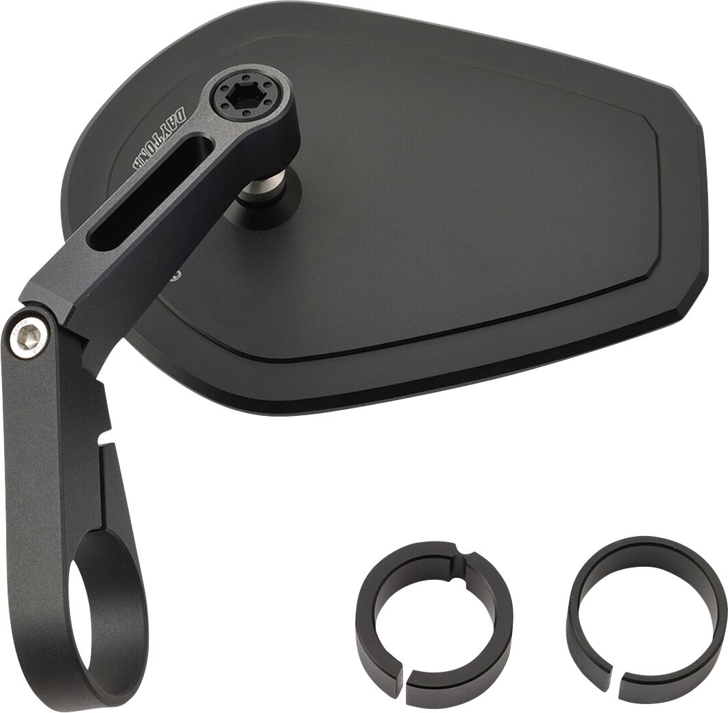 DAYTONA Bar End D-Mirror 15" Flat (Short) 80799