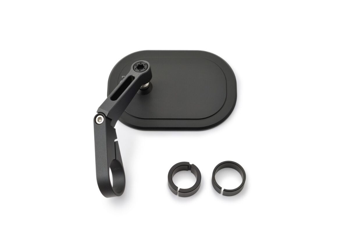 DAYTONA Bar End D-Mirror 16" Flat (Short) 80800