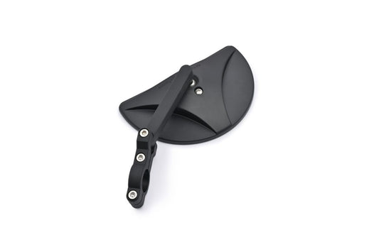 DAYTONA Handlebar Clamp D-Mirror 19" ABS Nylon Half Moon 81001