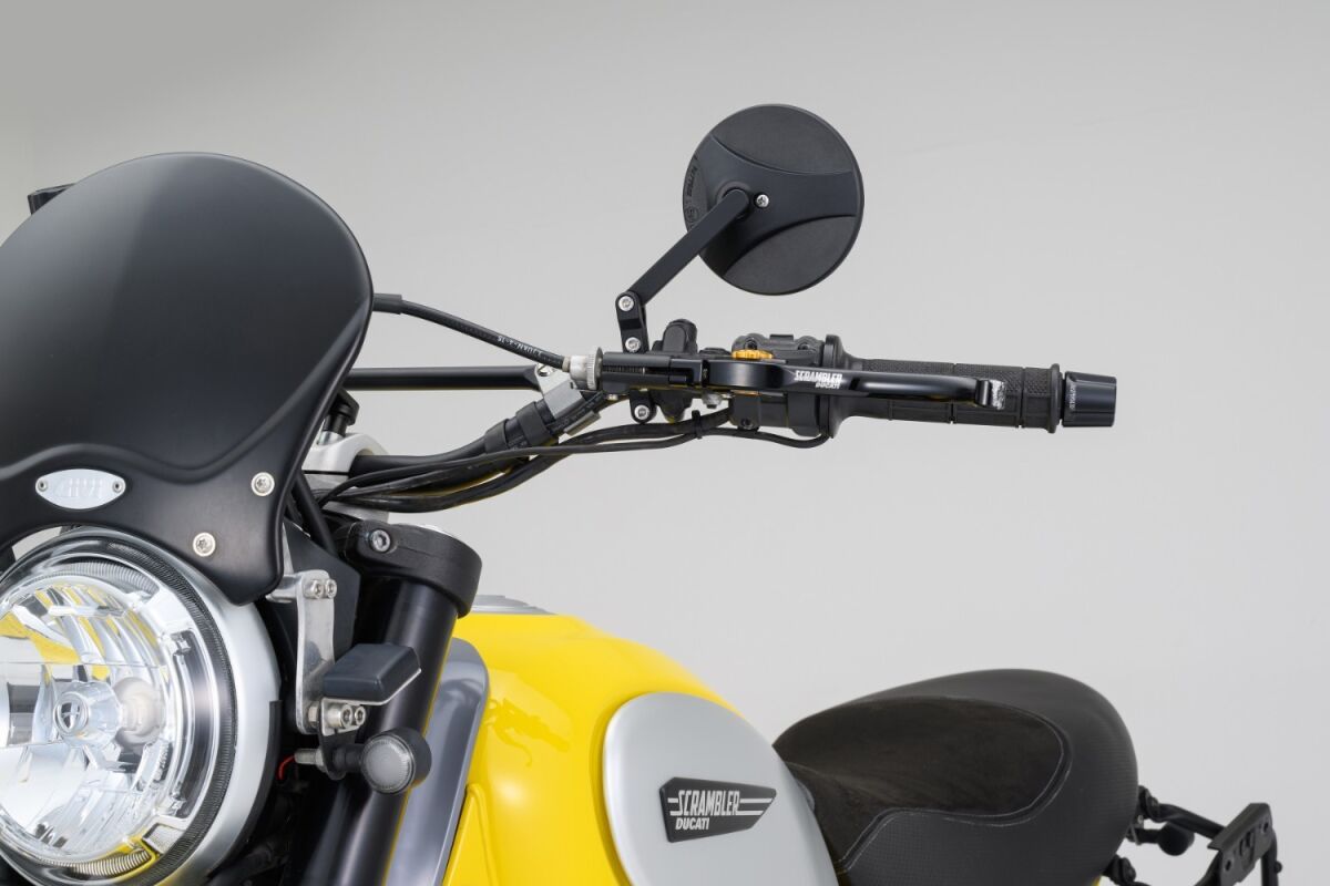 DAYTONA Handlebar Clamp D-Mirror 18" ABS Nylon 80917