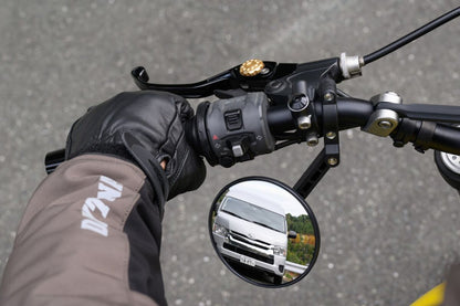 DAYTONA Handlebar Clamp D-Mirror 18" ABS Nylon 80917