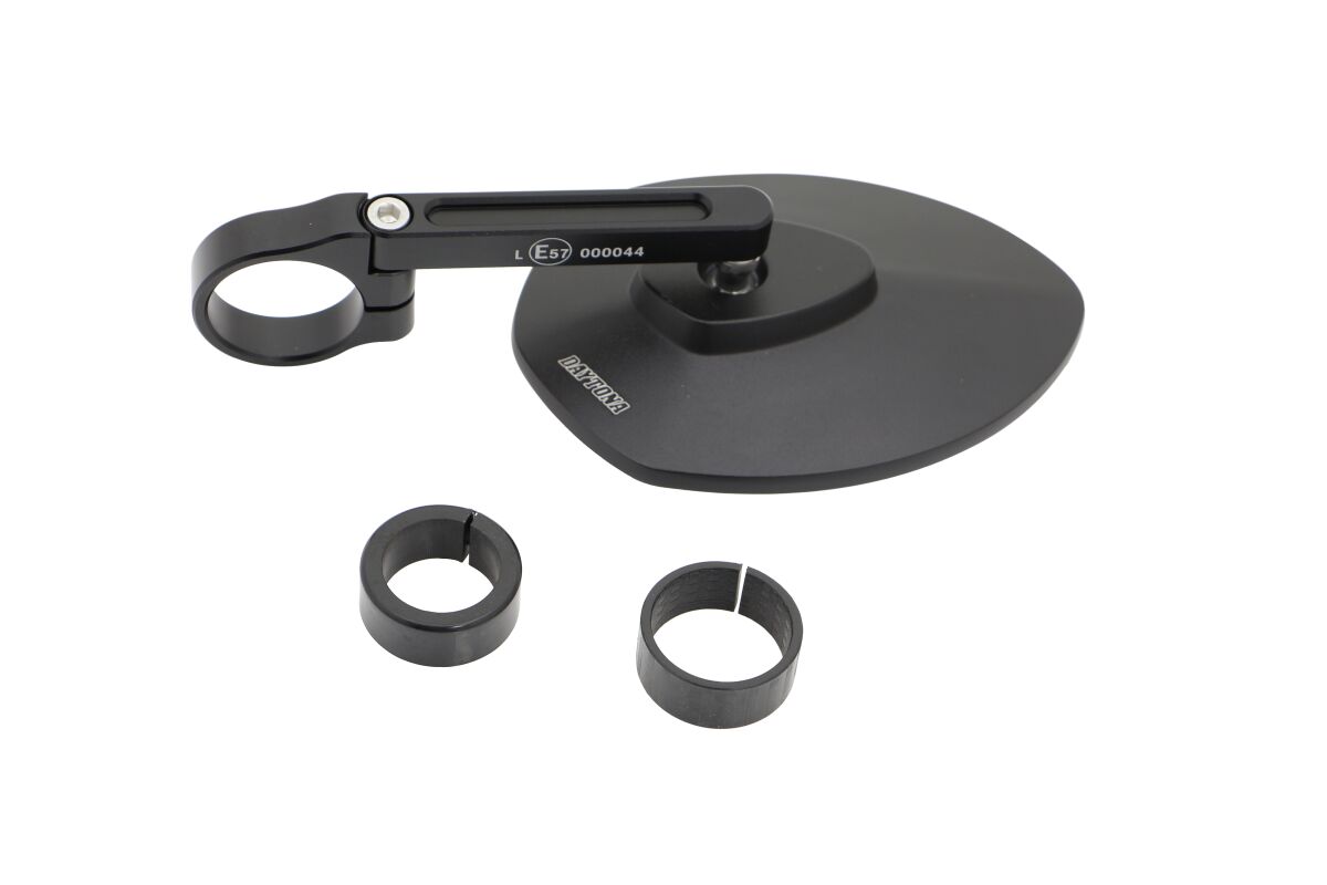 DAYTONA BAR END MIRROR BLACK D-MIRROR- 81074