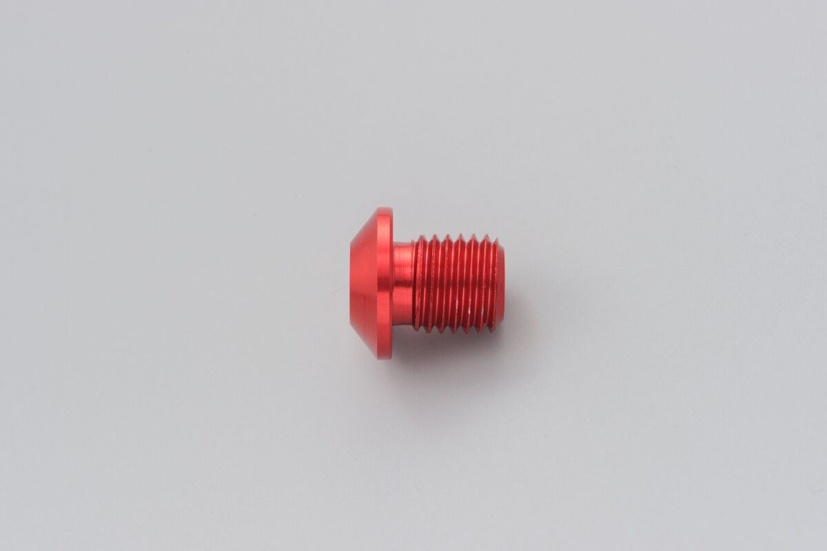 DAYTONA MIRROR PLUG BOLT RED LEFT 99795