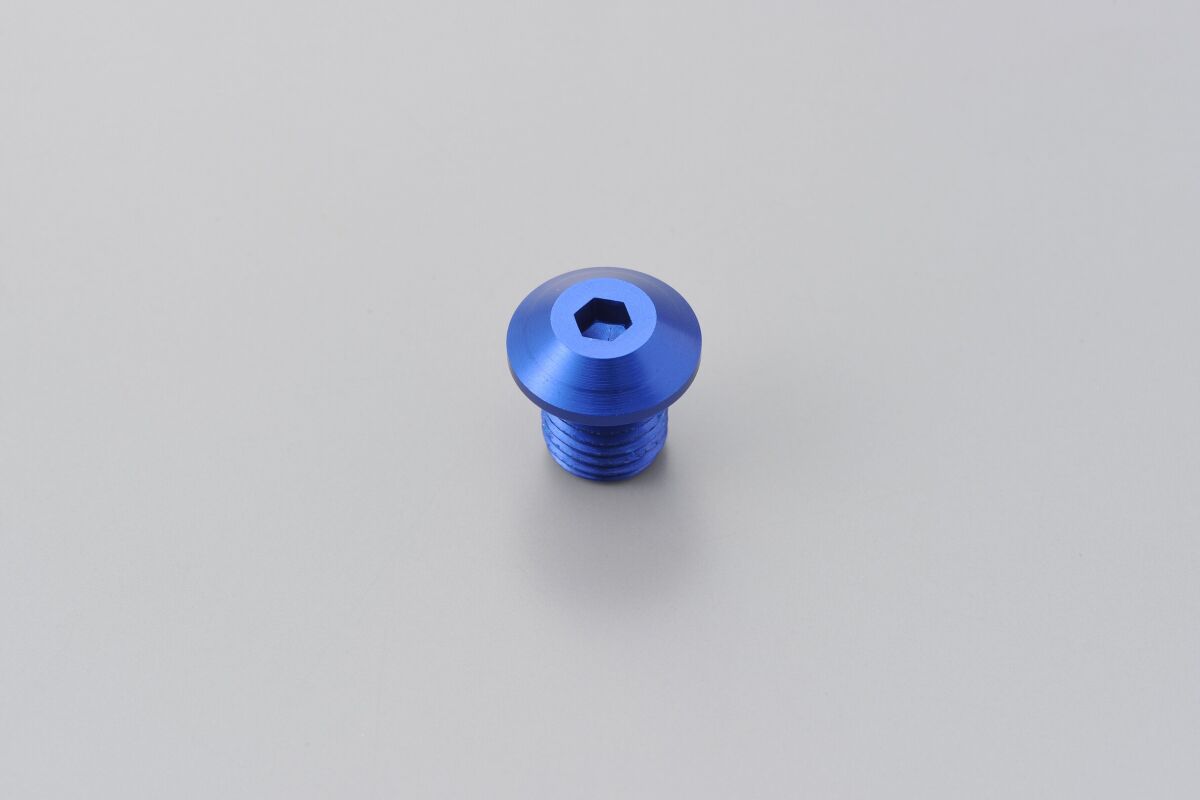 DAYTONA MIRROR PLUG BOLT BLUE LEFT 99797