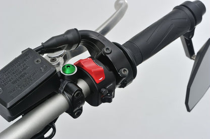 DAYTONA MIRROR PLUG BOLT GREEN LEFT 99801