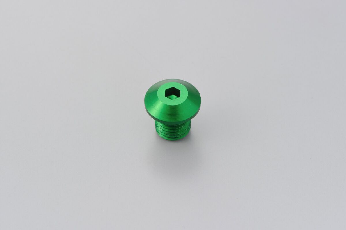 DAYTONA MIRROR PLUG BOLT GREEN RIGHT 99800
