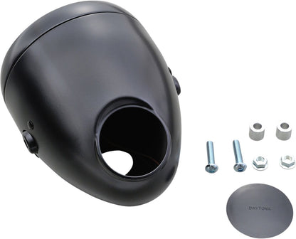 DAYTONA HEADLIGHT VINTAGE BLACK+BLACK 87357