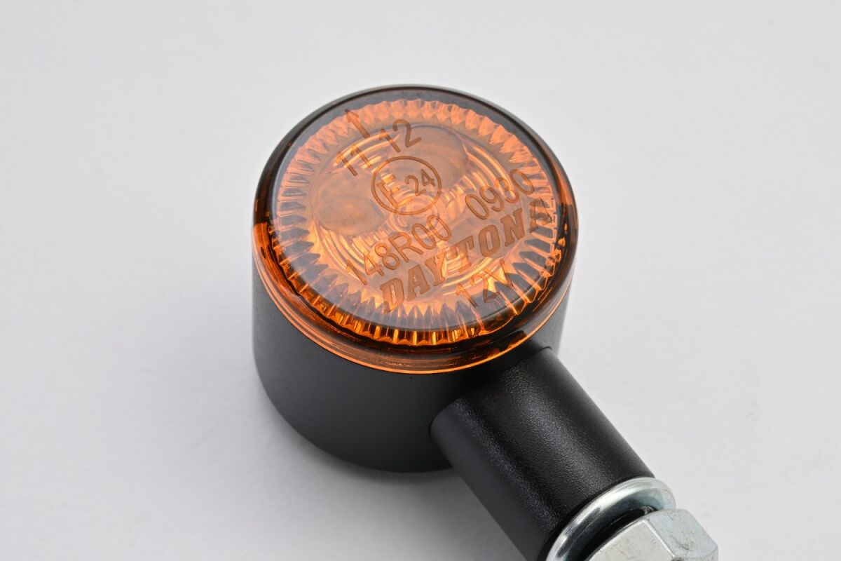 DAYTONA LED INDICATOR D-LIGHT "SOL2" ORANGE LENS 2PCS 81247
