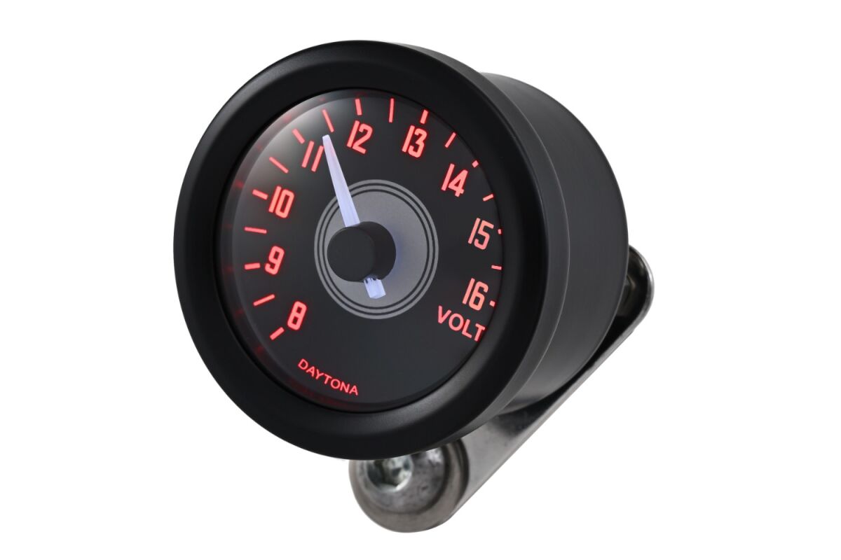 DAYTONA VELONA VOLT METER CLEAR FACE 80859