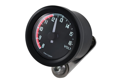 DAYTONA VELONA VOLT METER RED FACE 80860