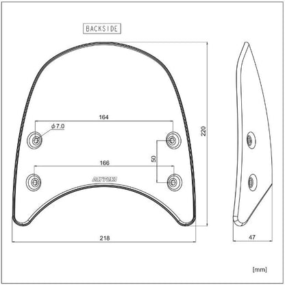 DAYTONA METER VISOR & BRACKET SET KWSK 81724