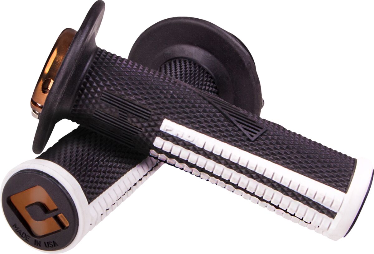ODI EMIG PRO V2 LOCK-ON SOFT GRIP BLACK/WHITE H36EPBW