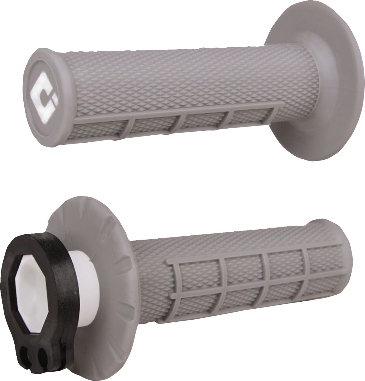 ODI MX V2 LOCK-ON HALF-WAFFLE PRO SOFT GRIP GRAY H36HWG