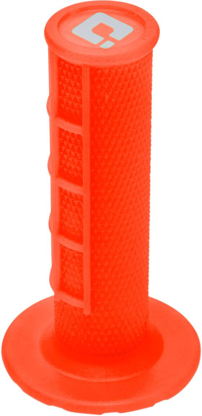 ODI MX V2 LOCK-ON HALF-WAFFLE GRIP FLO ORANGE H36HWO