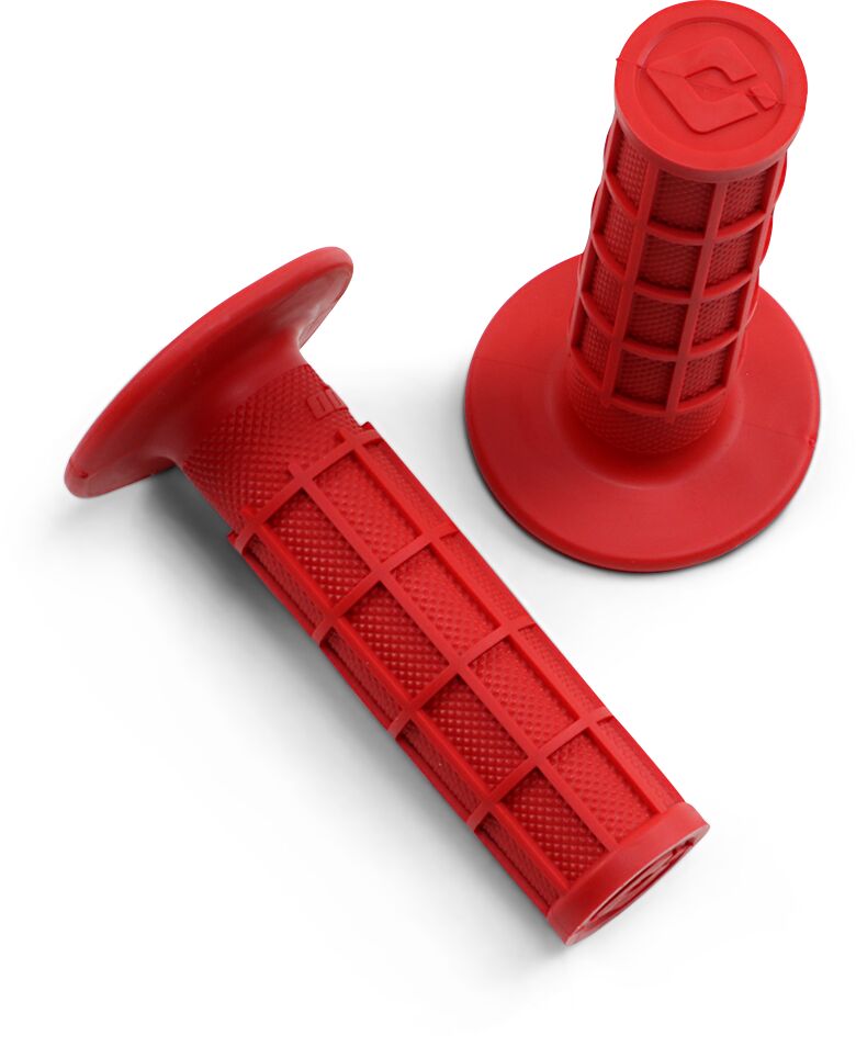 ODI Red Ruffian Full-Waffle Grips H02RFR