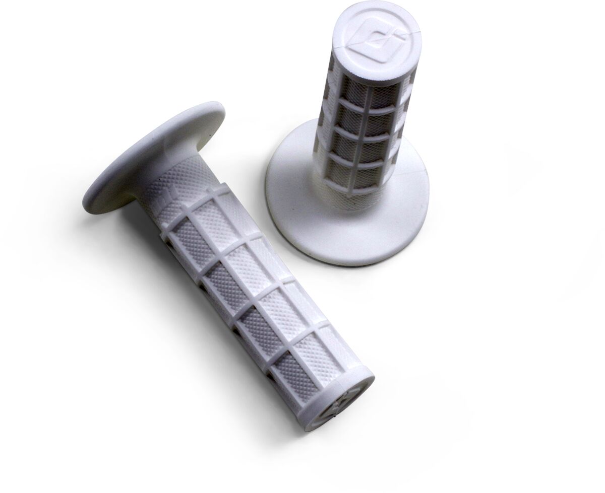 ODI White Ruffian Full-Waffle Grips H02RFSW