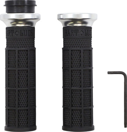ODI HARTLUCK LOCK ON BK/SL HD V31HTW-BB-S