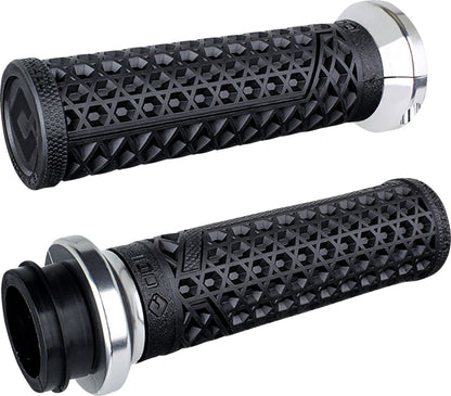 ODI VANS GRIP HD TBW BLK/SIL V31VHTWB-S