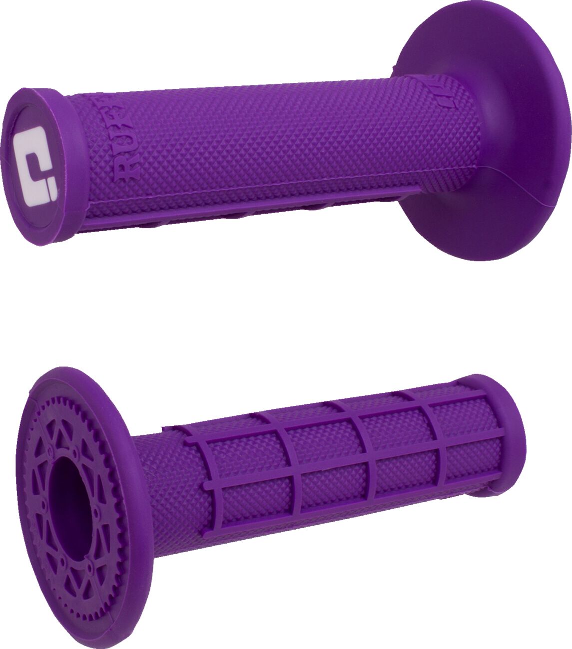 ODI GRIP RUFFIAN HALF WAFFLE MX PURPLE H01RFPR
