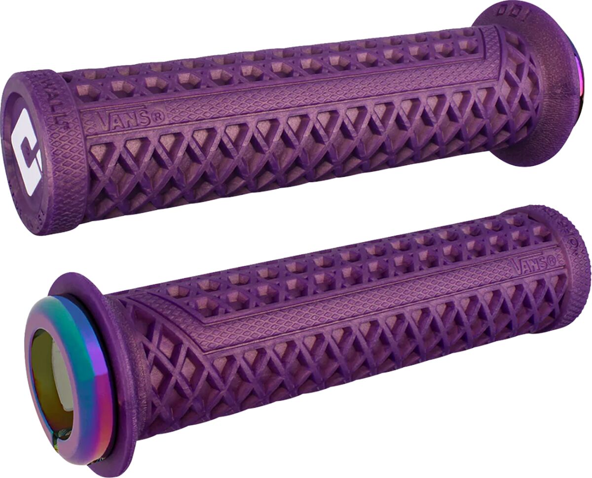 ODI Vans v2.1 Lock-On Grips - PWC - Purple/Oil Slick D33VNIP-OS