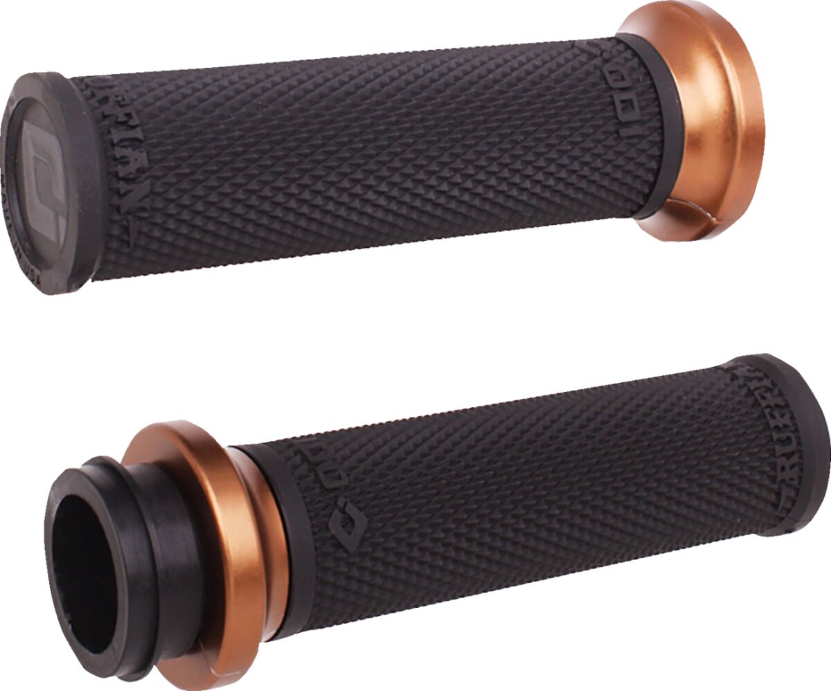 ODI GRIPS RUFFIAN LOCK ON HD TBW BLK/BRZ V30HTWB-Z