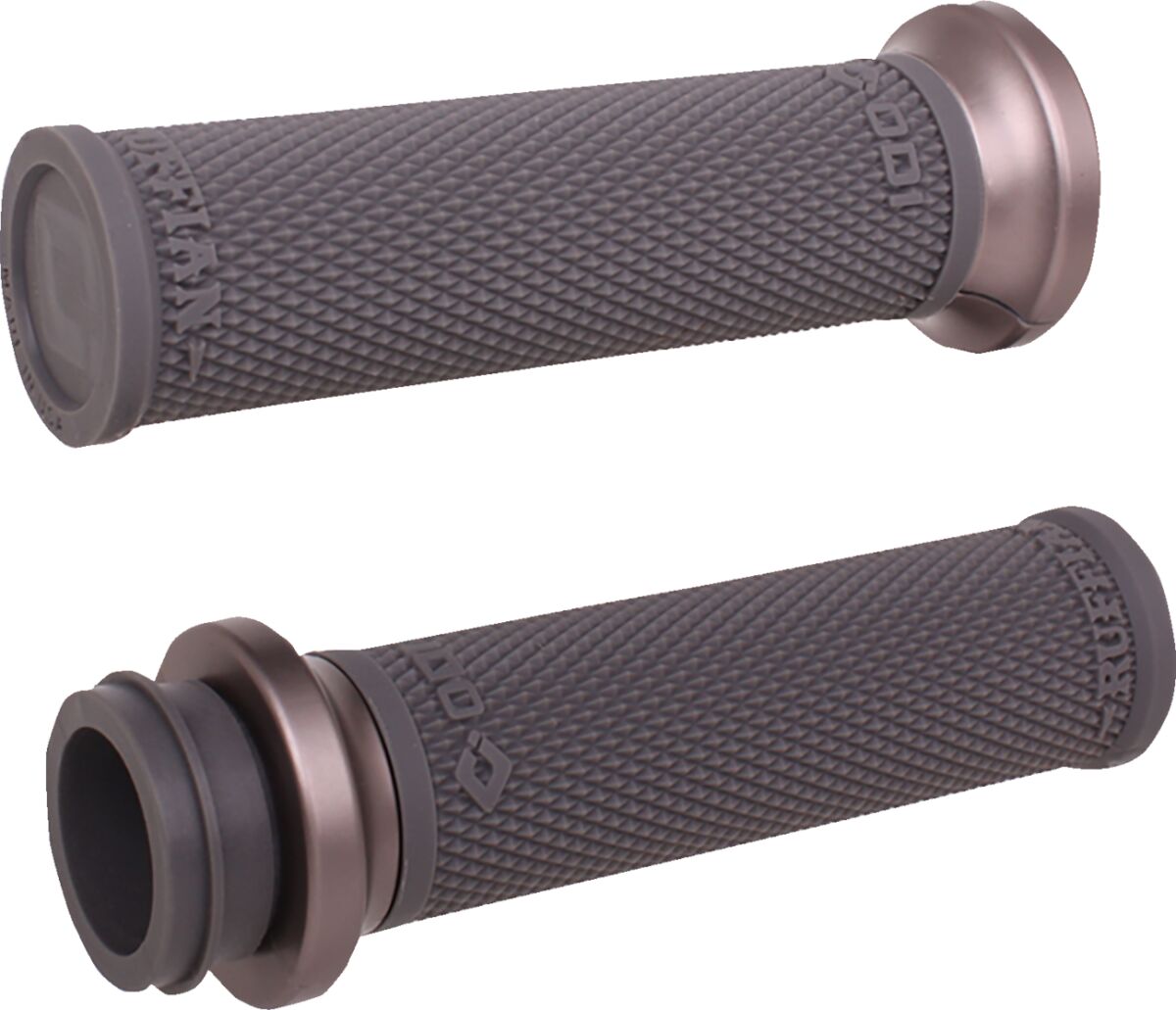 ODI GRIPS RUFFIAN LOCK ON HD TBW BLK/GUN V30HTWH-H
