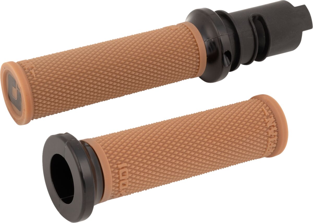 ODI Ruffian Lock-On Street Grips - CVO - Gum Rubber/Black V30HTCGR-B