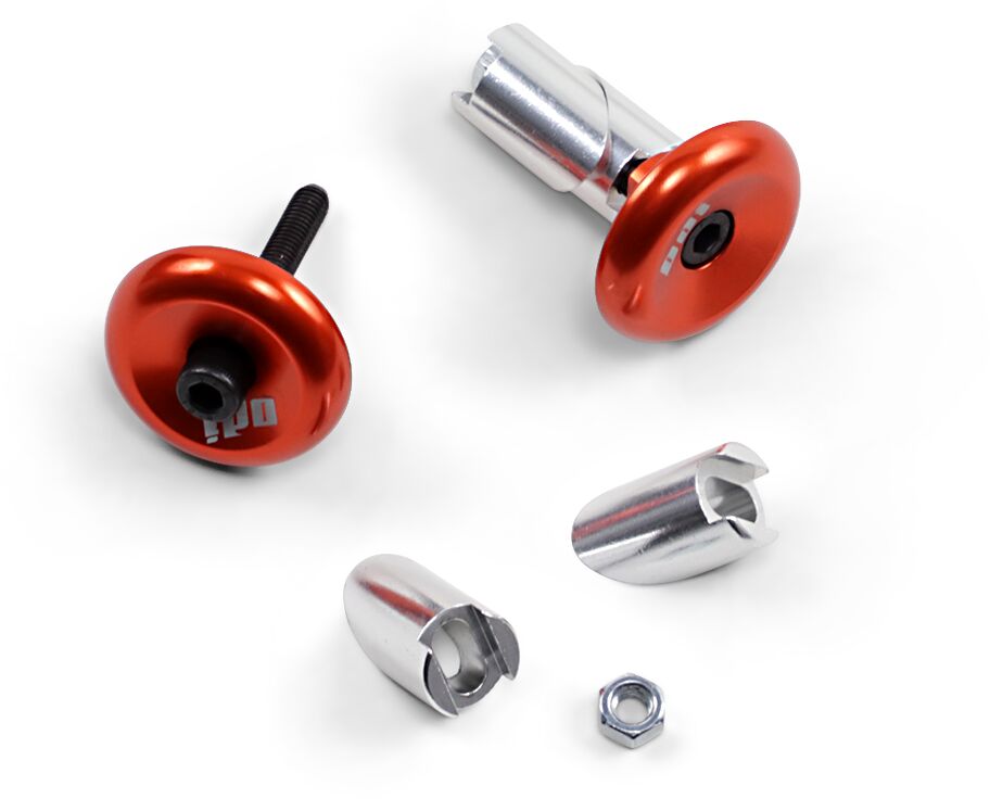 ODI Orange Aluminum Handlebar End F71APO