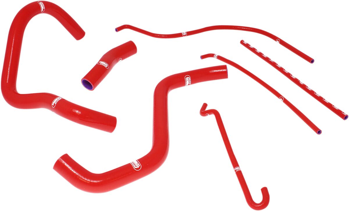 SAMCO SPORT RADIATOR HOSE KIT SILICONE RED SUZ-35-RD