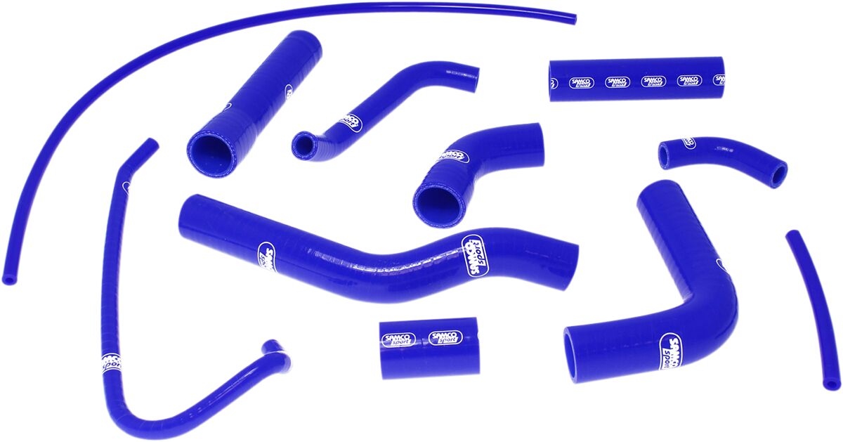 SAMCO SPORT RADIATOR HOSE KIT SILICONE BLUE YAM-17-BL