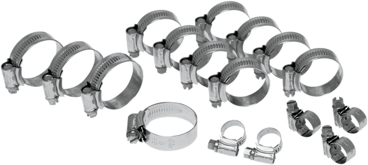 SAMCO SPORT CLAMP KIT RADIATOR HOSE STAINLESS STEEL CK YAM-17