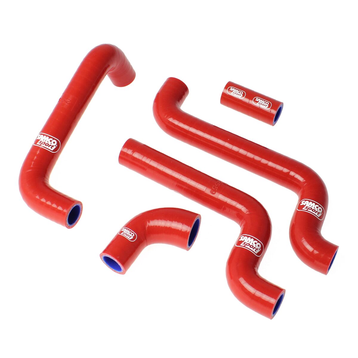 SAMCO SPORT RADIATOR HOSE KIT SILICONE RED APR-5-RD