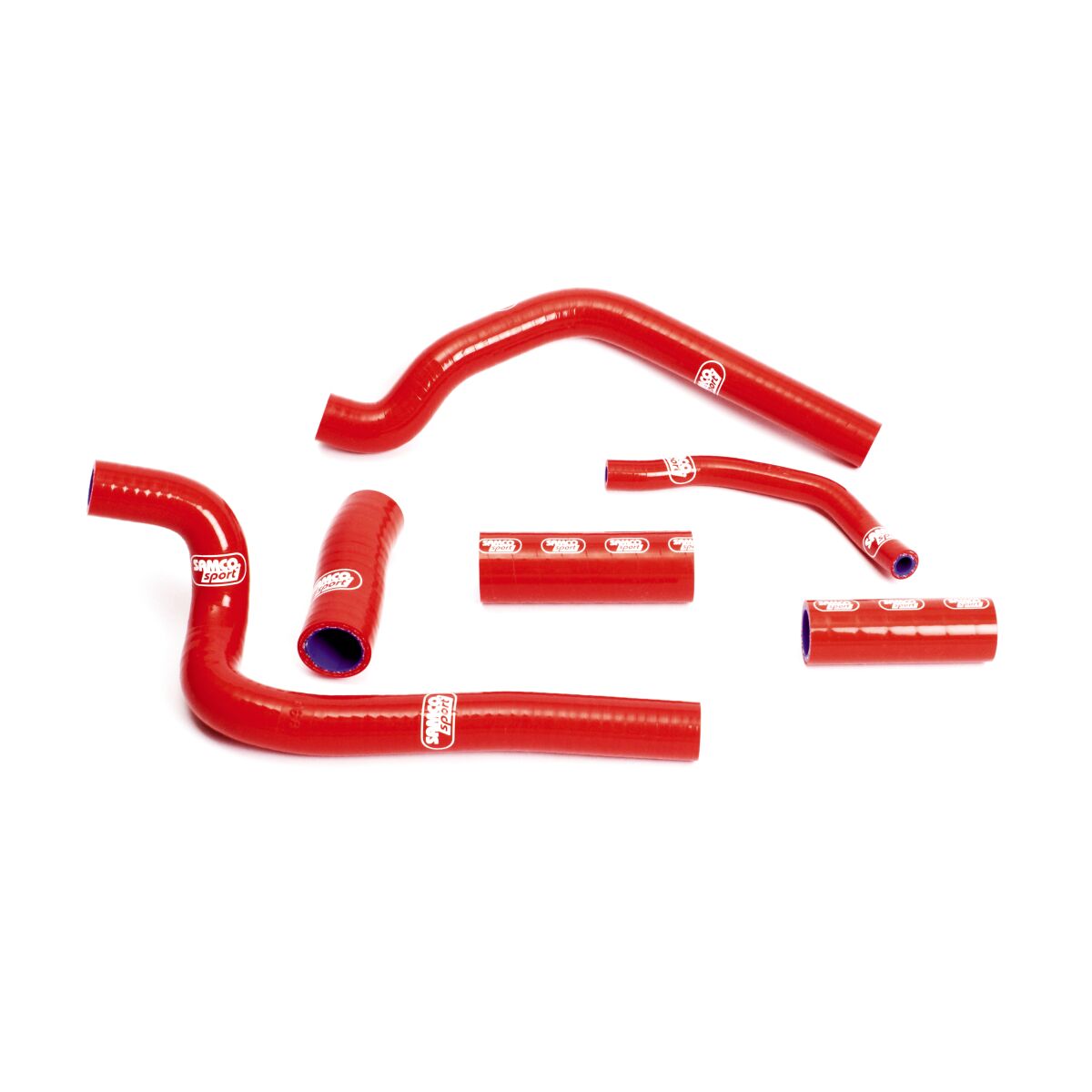 SAMCO SPORT RADIATOR HOSE KIT SILICONE RED HON-18-RD
