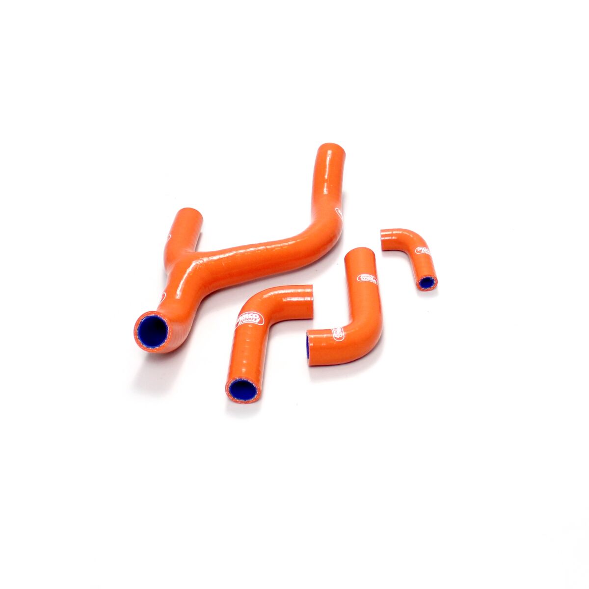 SAMCO SPORT RADIATOR HOSE KIT SILICONE ORANGE KTM-53-OR